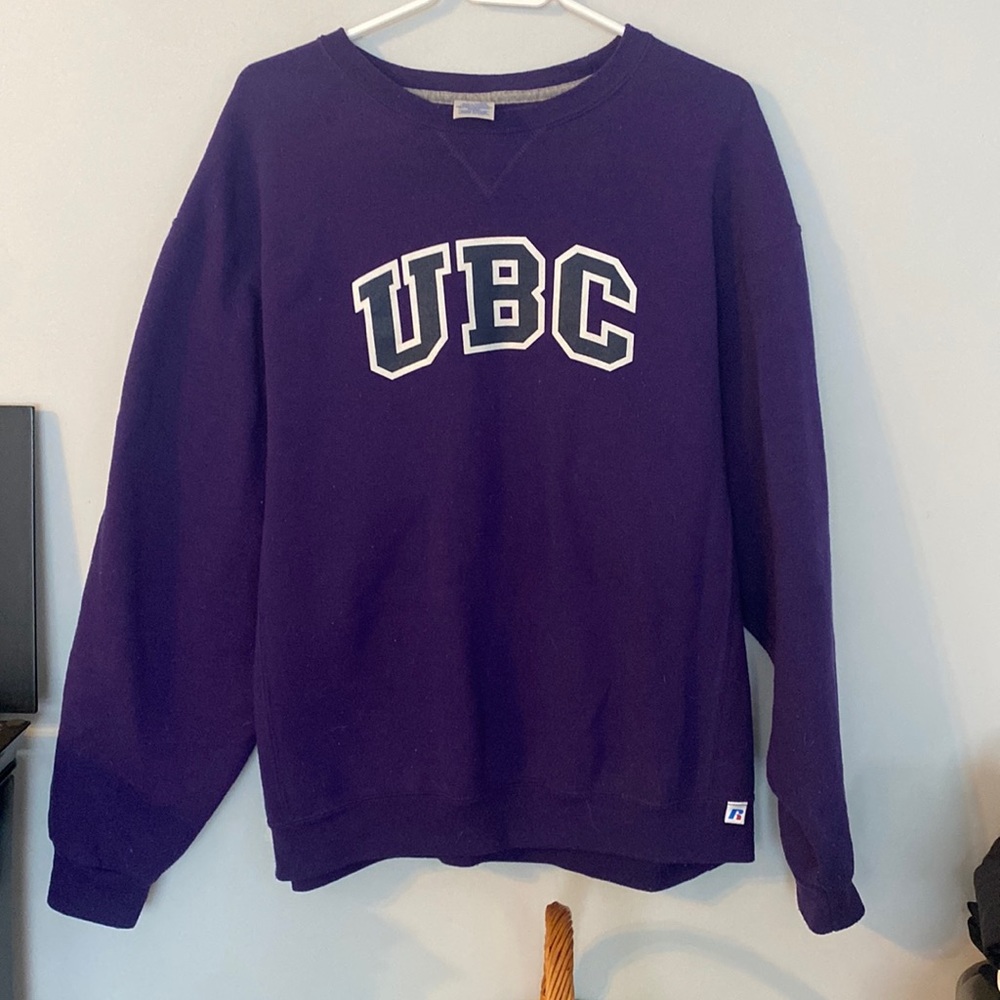 Purple UBC sweatshirt